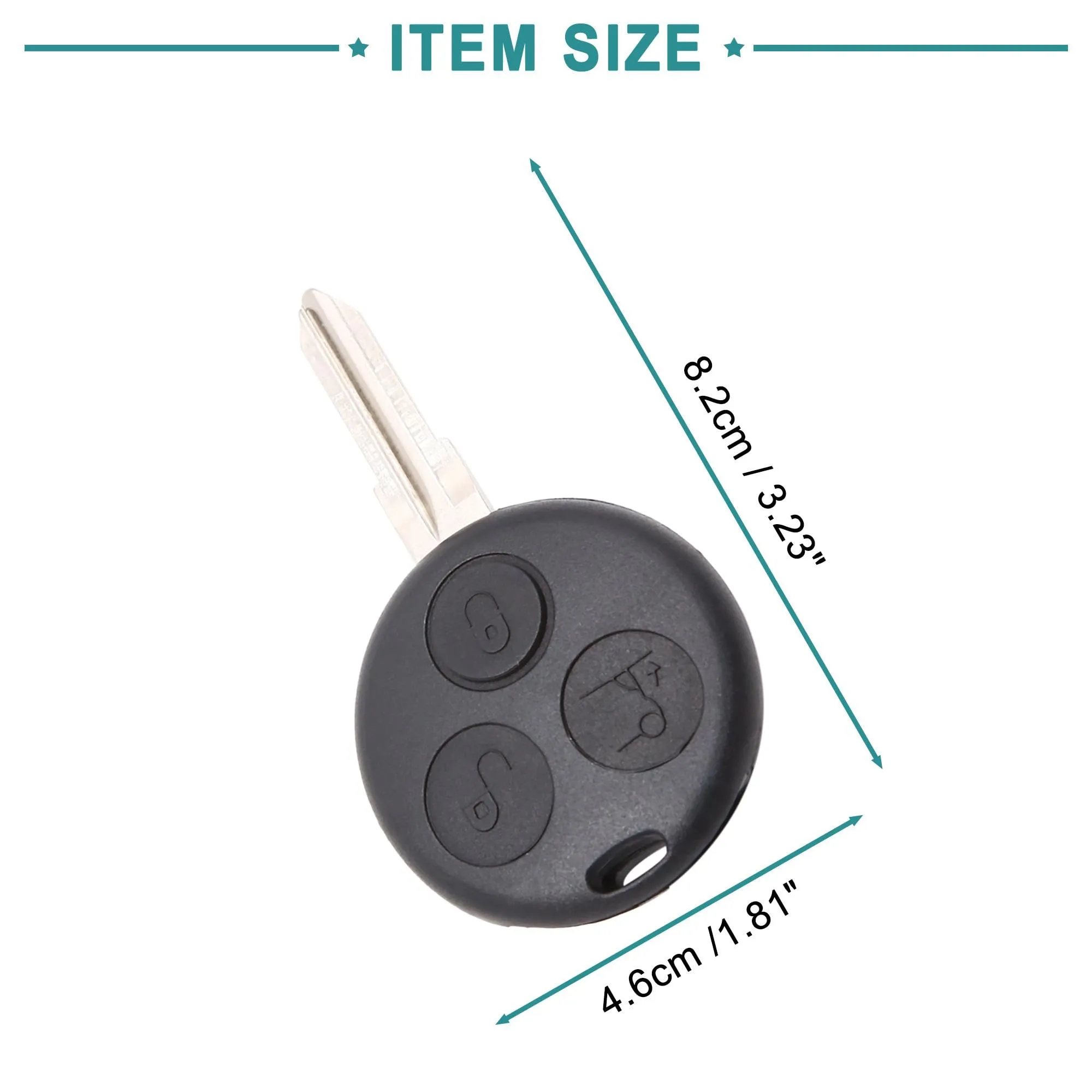 Keyless Entry Remote Key Fob Set (3-Pack) - view 5