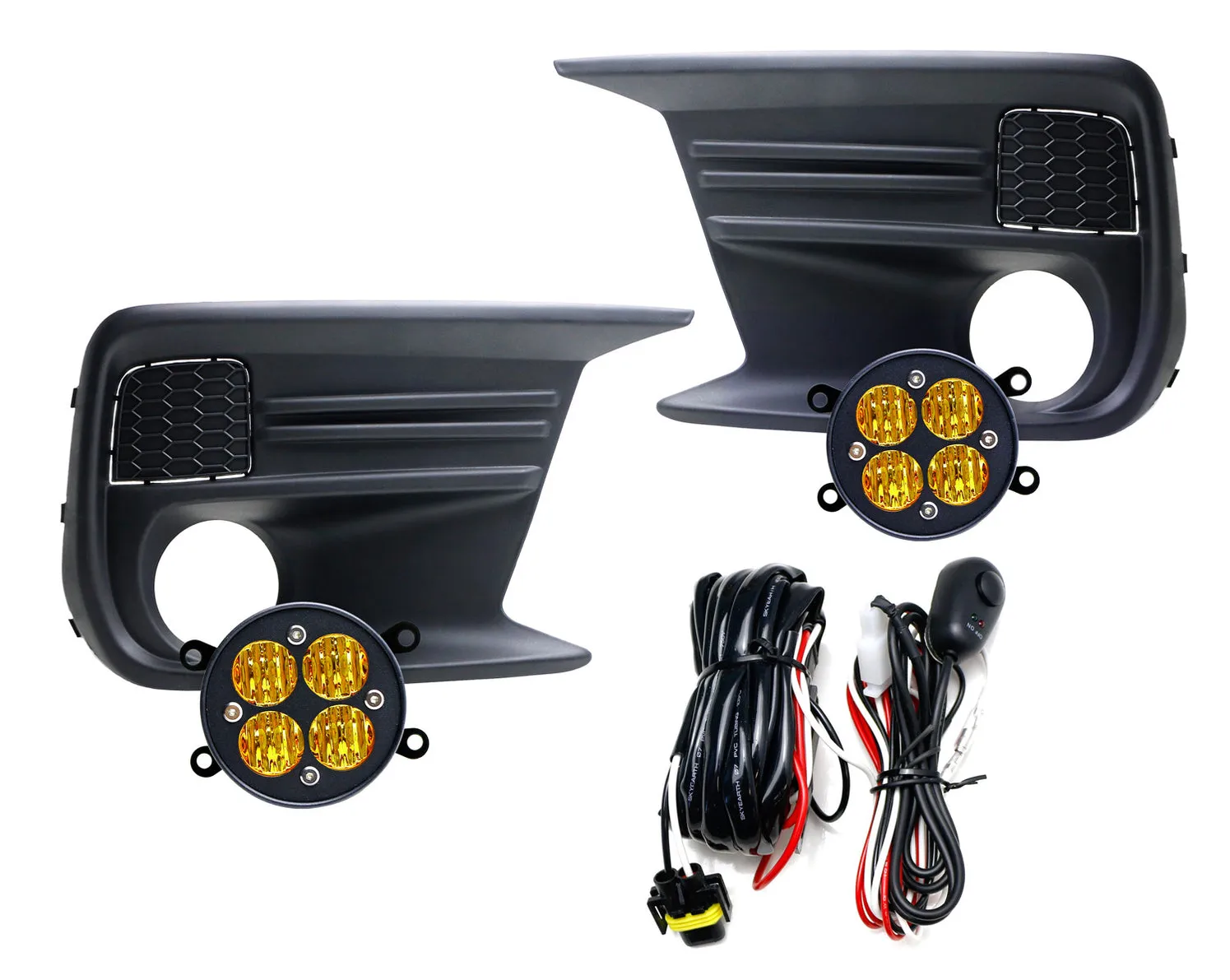LED Front Fog Light Housing Kit with Harness - view 5