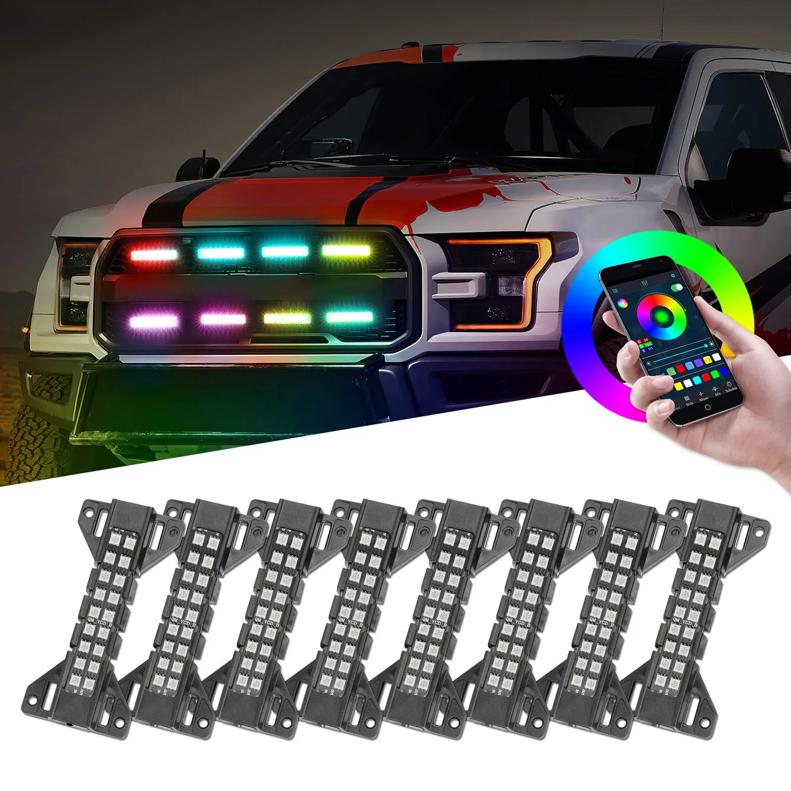 LED Grille Marker Light Kit (Raptor Style) - view 4