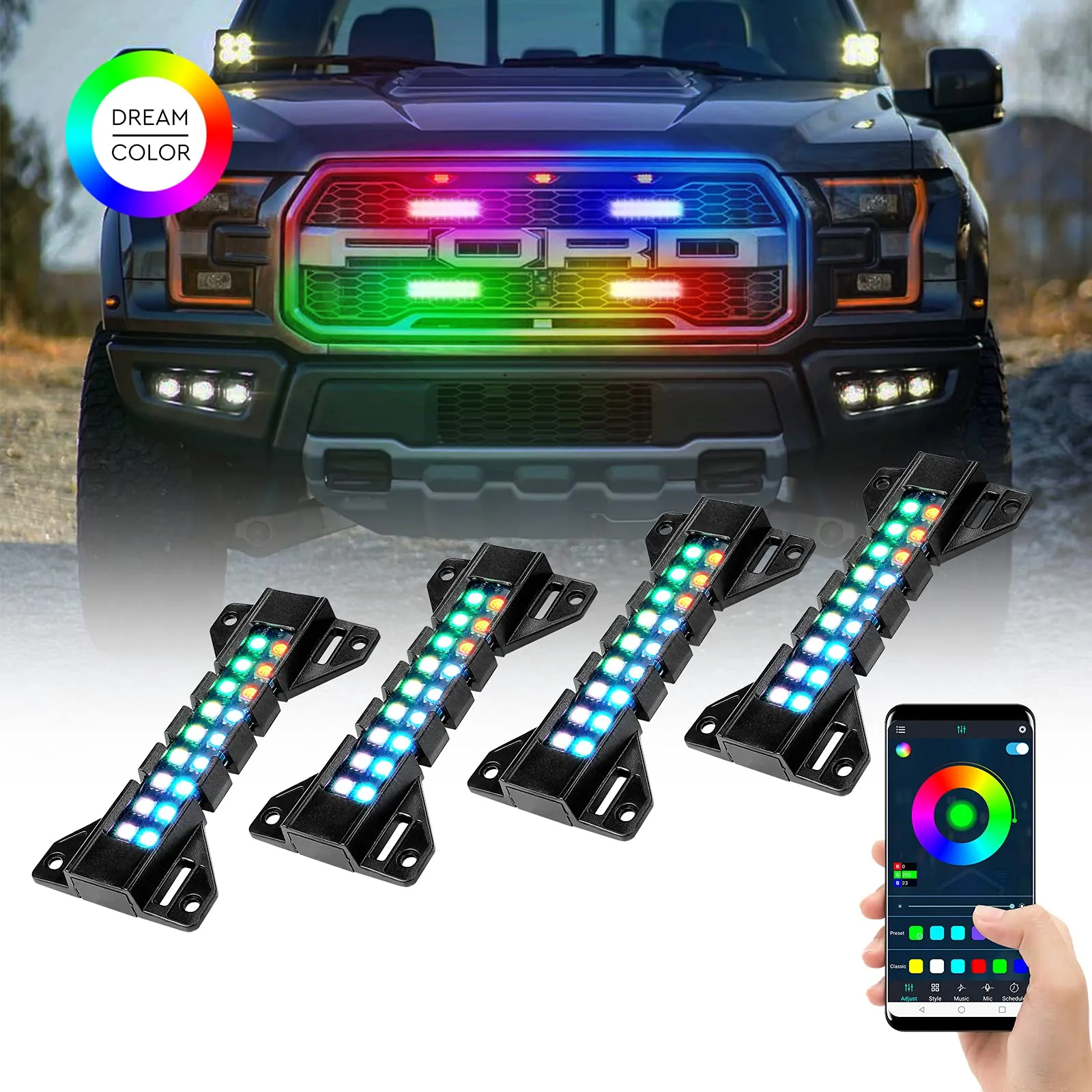 LED Grille Marker Light Kit (Raptor Style) - view 6