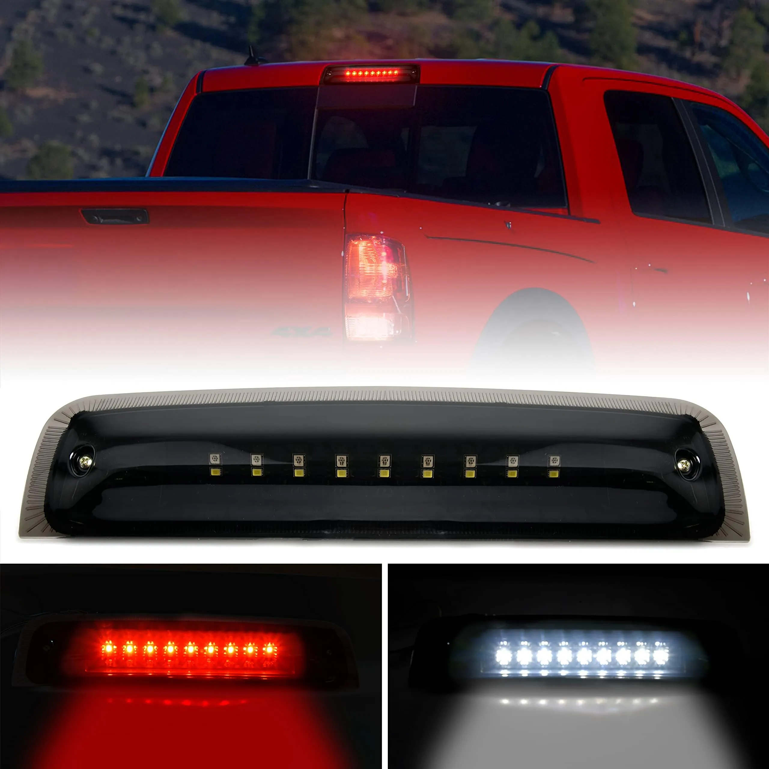 LED Third Brake Light Cab Cargo Camera Housing - Lighting for Modern Trucks