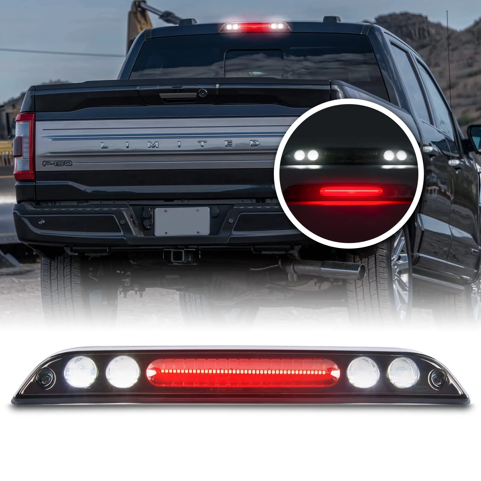 LED Third Brake Light Cab Cargo Camera Housing - view 4