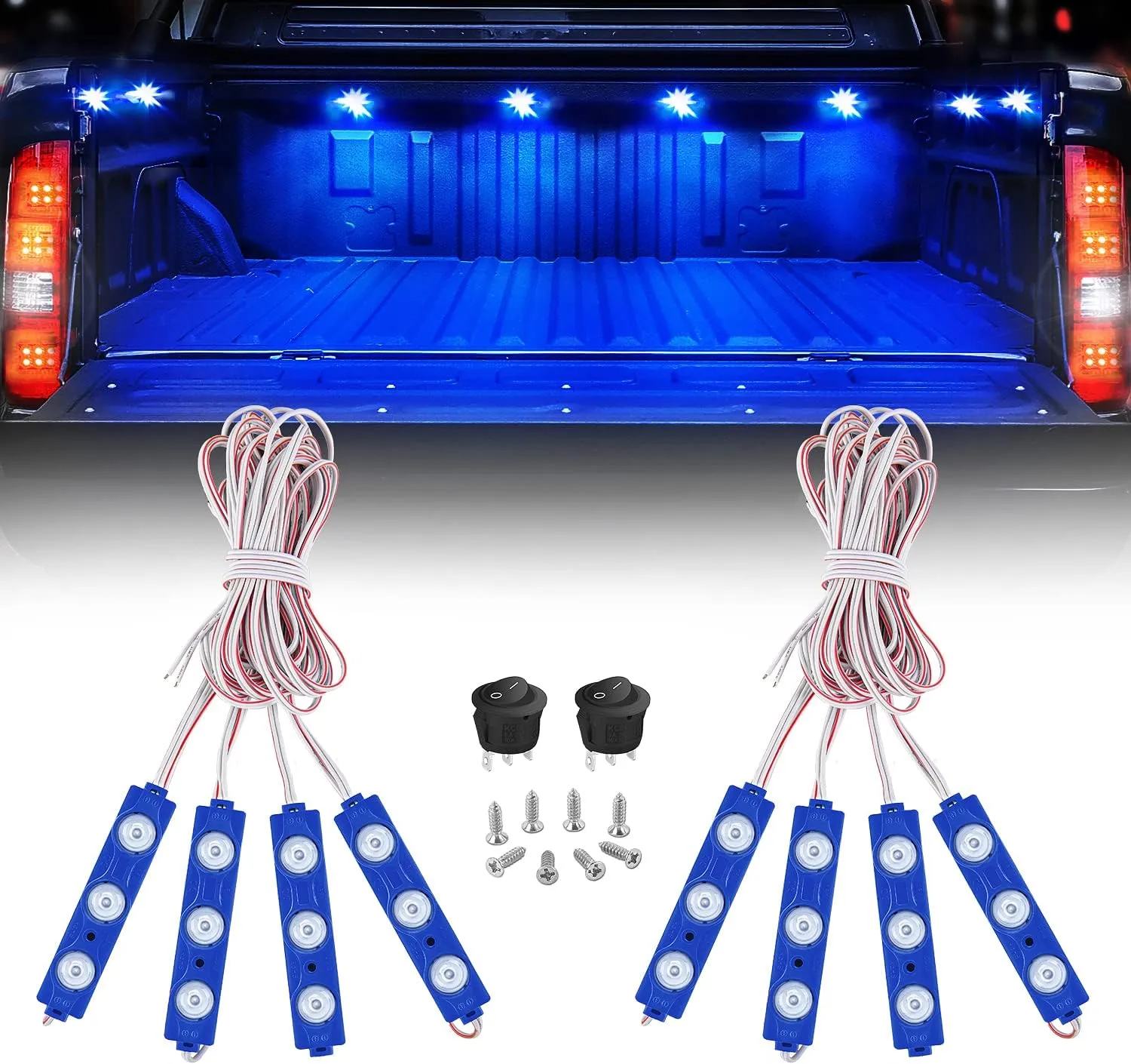 LED Truck Bed Rail Lighting Kit - Lighting for Pickup Trucks