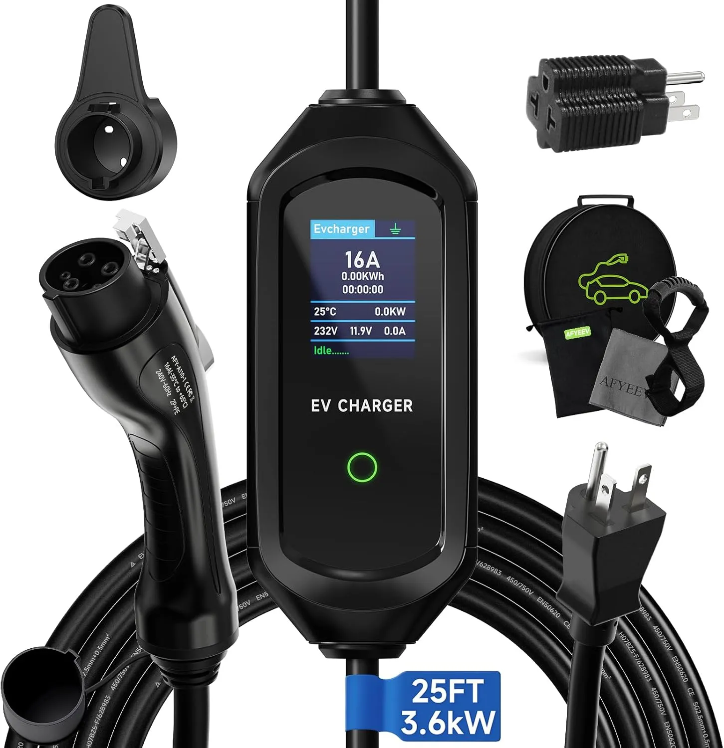 Level 1 Emergency EV Portable Charging Cable - view 5