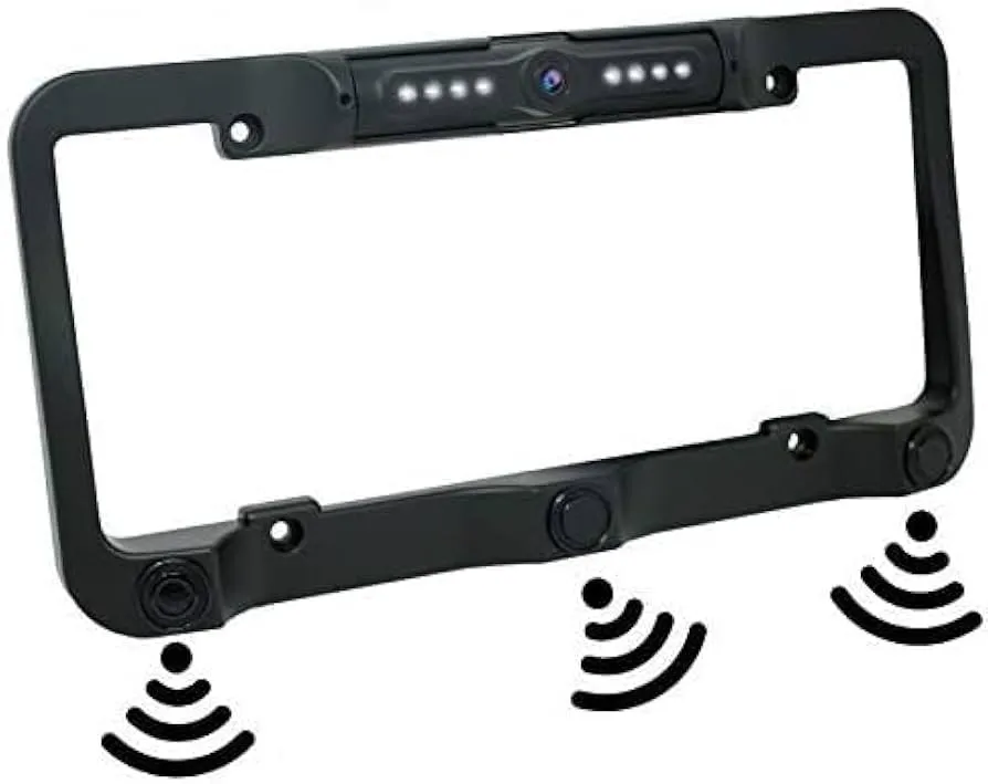 License Plate Frame Integrated Radar Detector - view 3