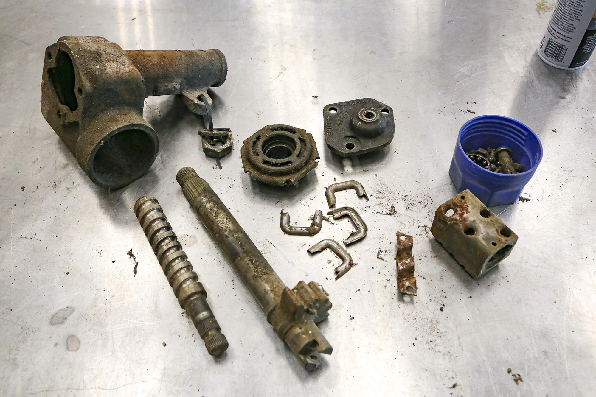 Manual Steering Gearbox Conversion Assembly - view 4