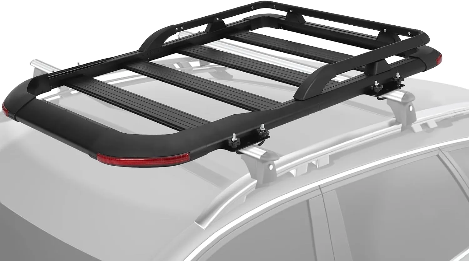 Multi-Fit Aluminum Roof Rack Cargo Basket - Towing & Utility for Overland Vehicles