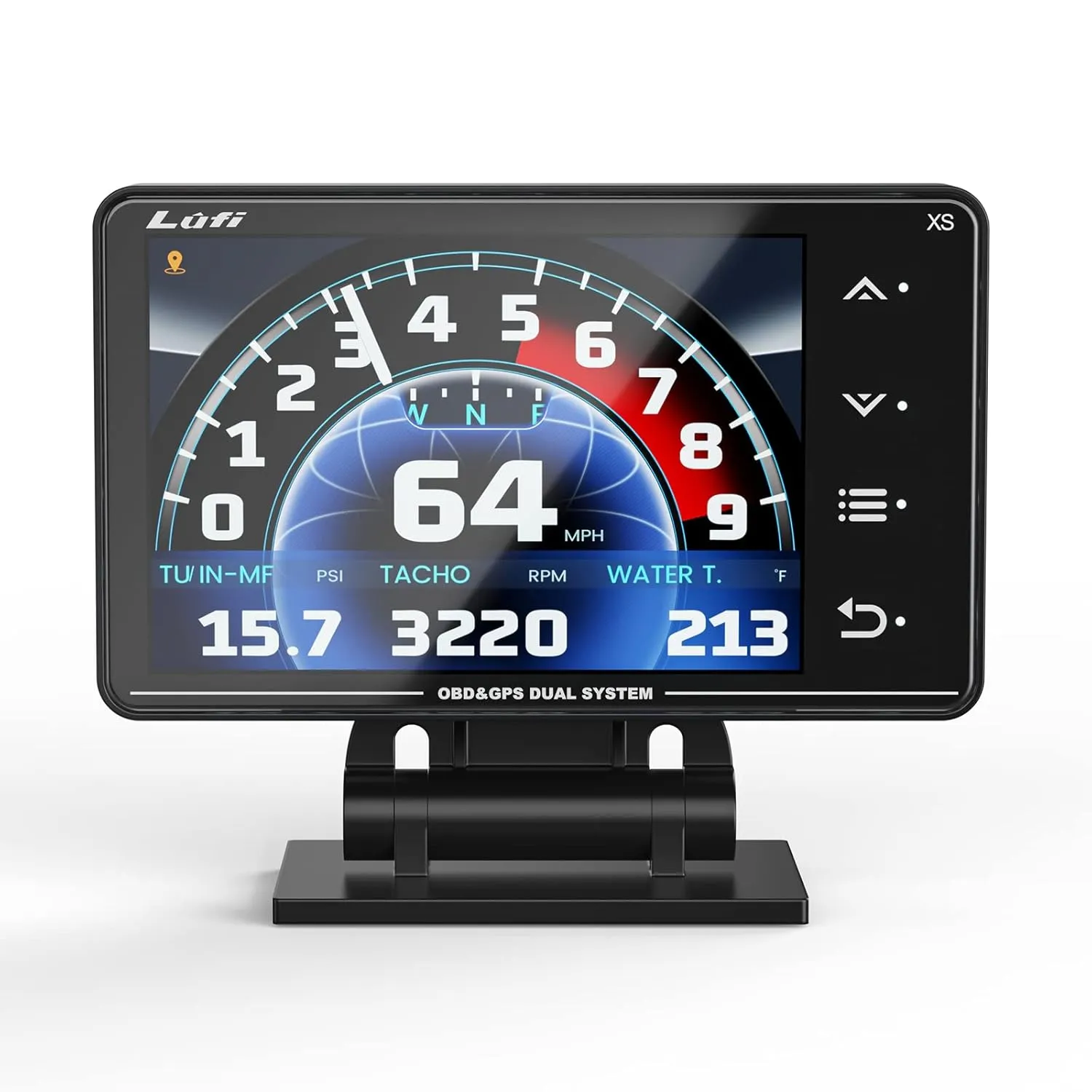 OBD2 Digital Head-Up Dashboard Gauge Cluster - Electronics for Tuner Cars