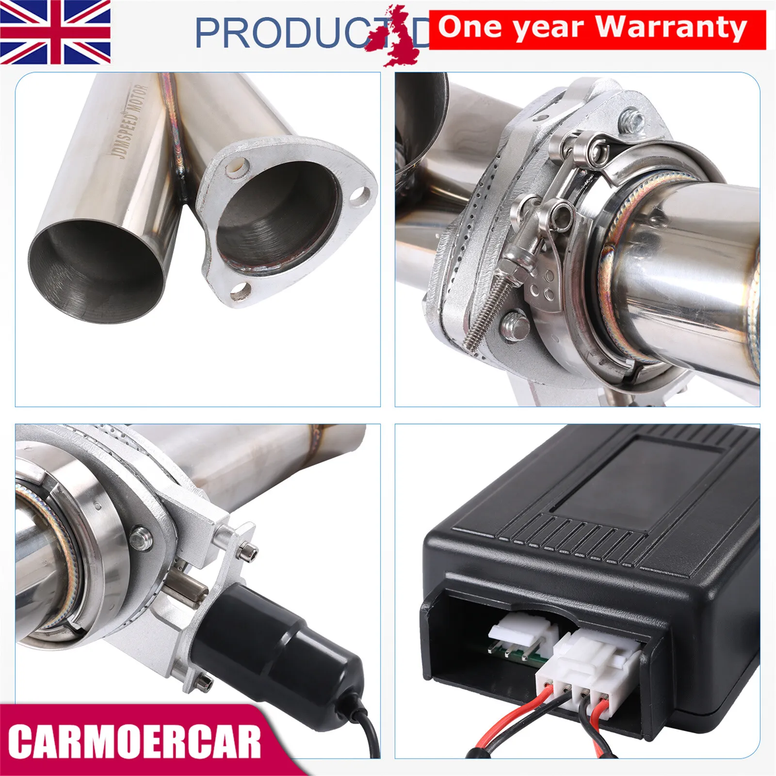 Performance Muffler with Wireless Remote Bypass Valve - view 2