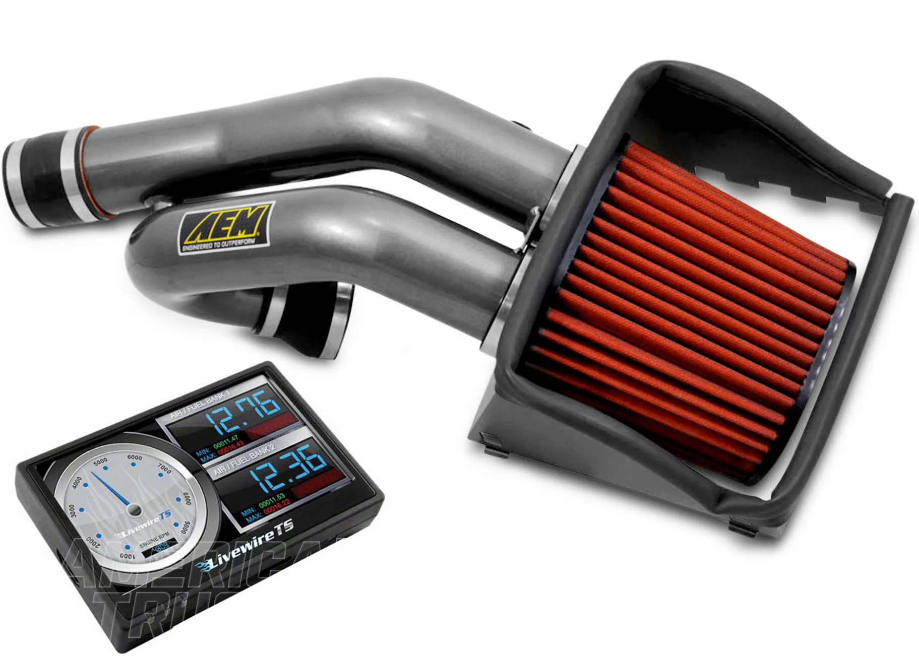 Performance Throttle Body & Cold Air Shroud Combo - Exhaust & Fuel Systems for Modern Gas Trucks