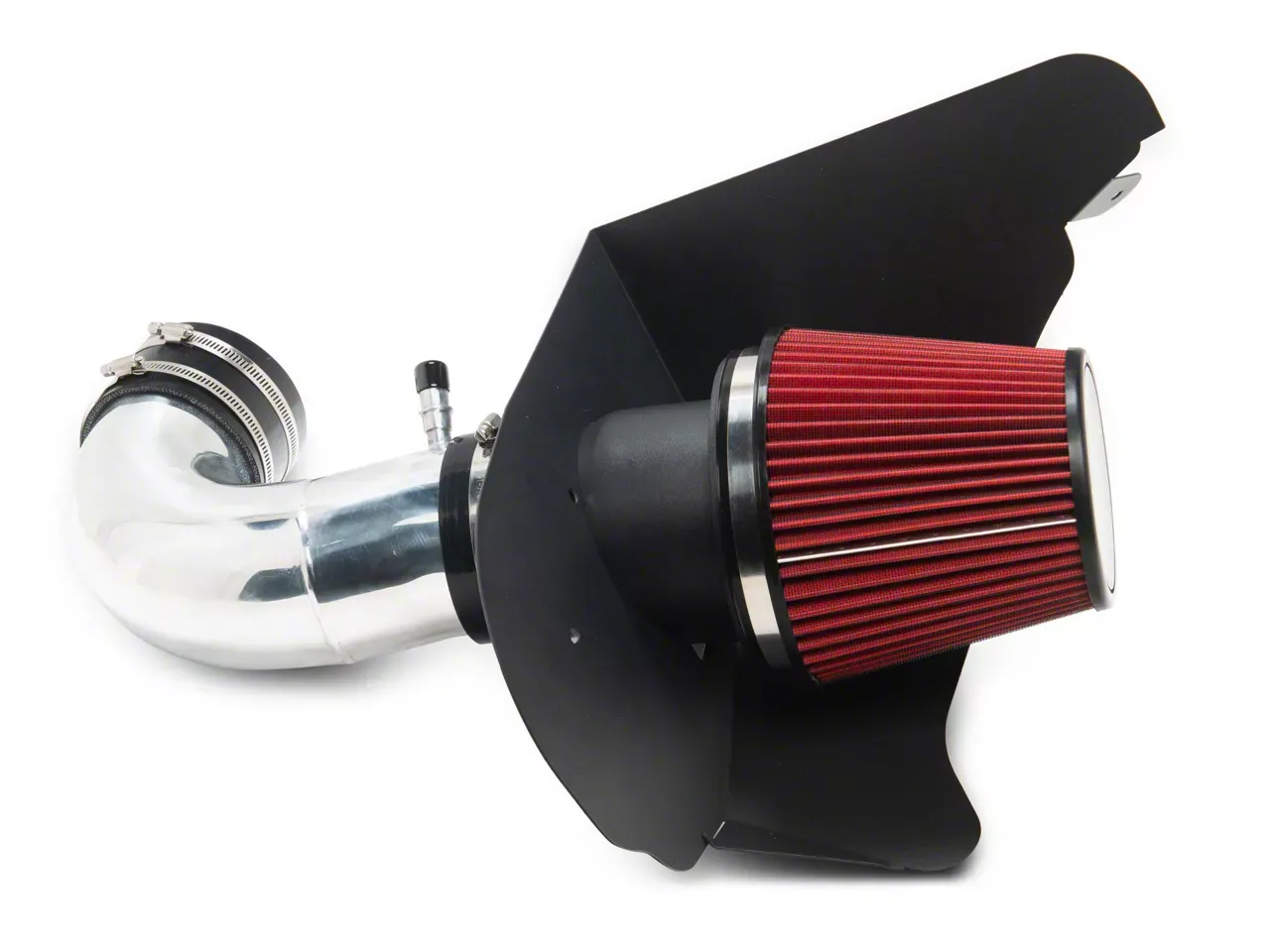 Polished Aluminum Cold Air Intake System - Exhaust & Fuel Systems for Sports Cars