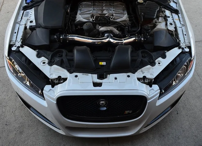 Polished Supercharger Air Intake Tube Upgrade - Exhaust & Fuel Systems for Supercharged V8s
