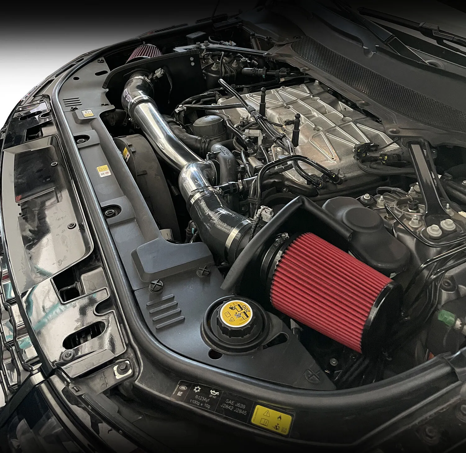 Polished Supercharger Air Intake Tube Upgrade - view 2