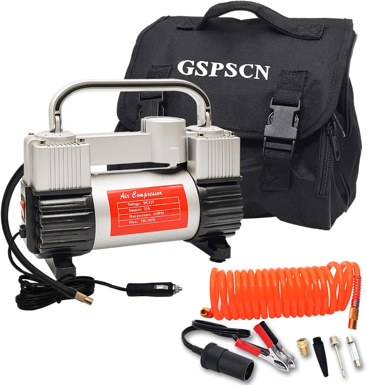 Portable Tire Inflator Heavy-Duty Jump Box Station - view 3