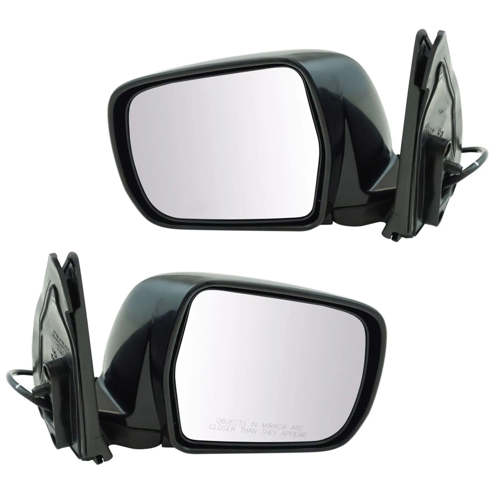 Power Adjustable Heated Side View Mirror (Left) - Exterior & Body for Commuter Cars