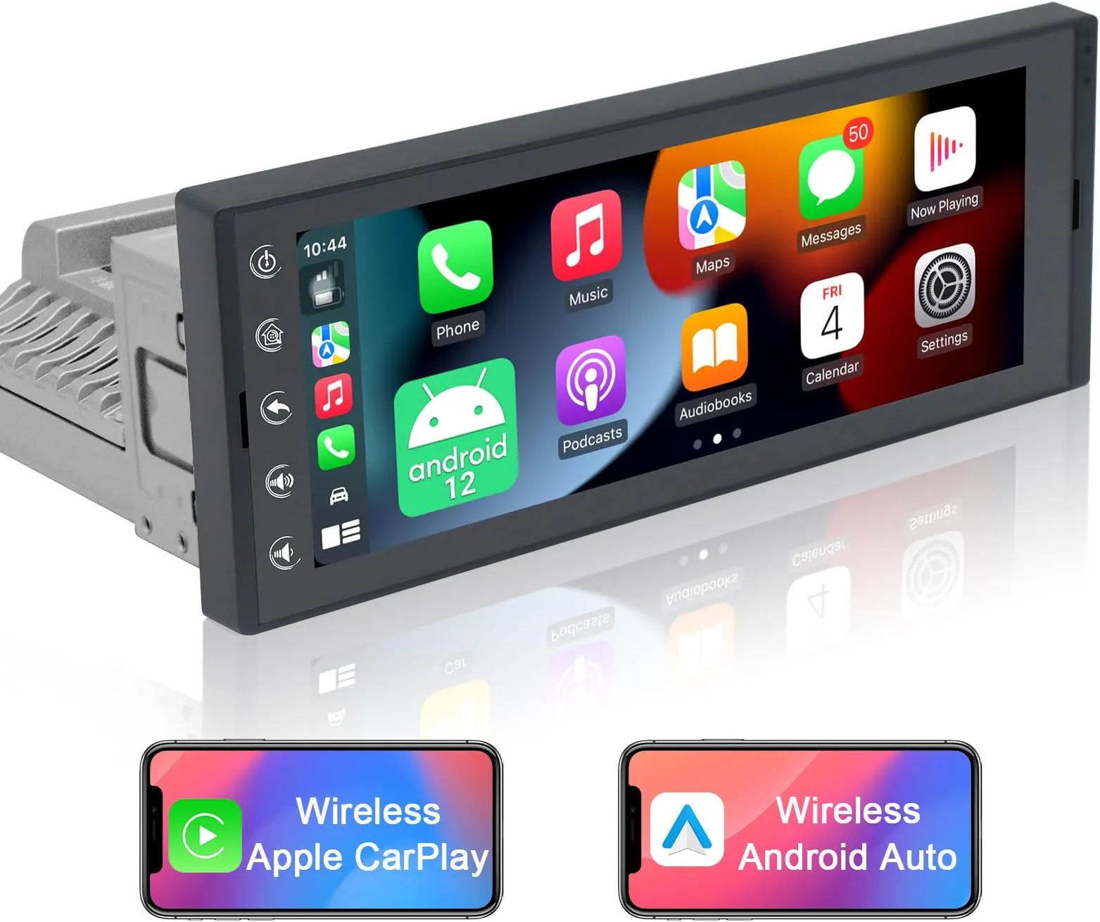 Premium 12.1-Inch Android Touchscreen Dash Radio - Electronics for Upgrade Custom
