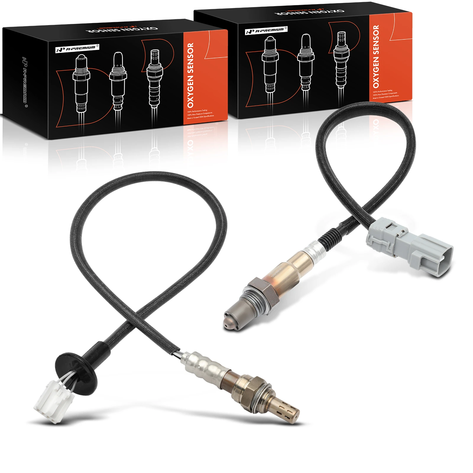 Premium 4-Wire Oxygen (O2) Sensor Pack (4-Pack) - Exhaust & Fuel Systems for V8 Engines