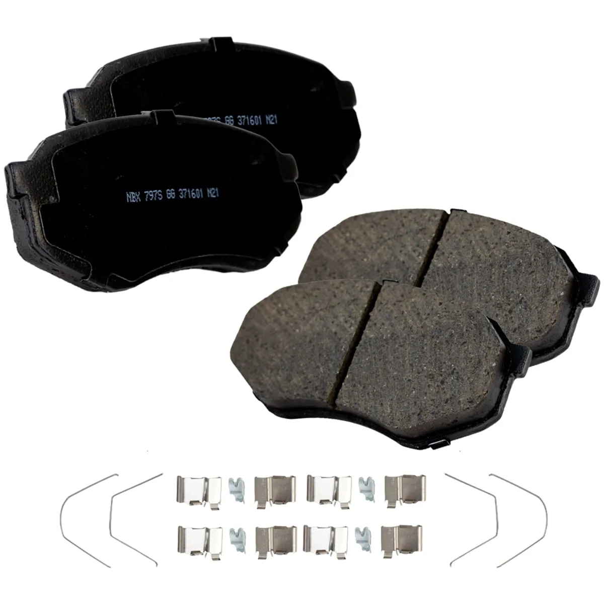 Premium Ceramic Brake Pads Front/Rear Set - view 4