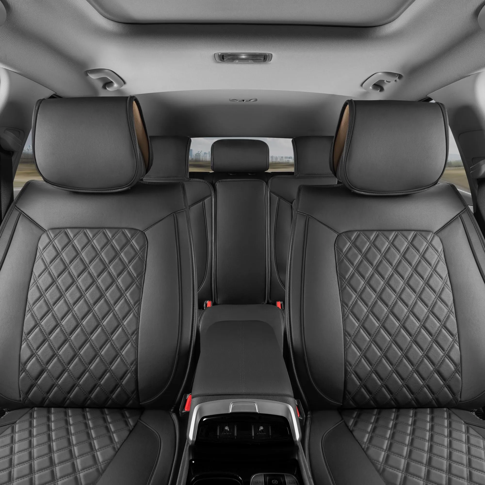 Premium Full Row Custom Leather Interior Seat Covers - Interior for Crew Cab Pickups