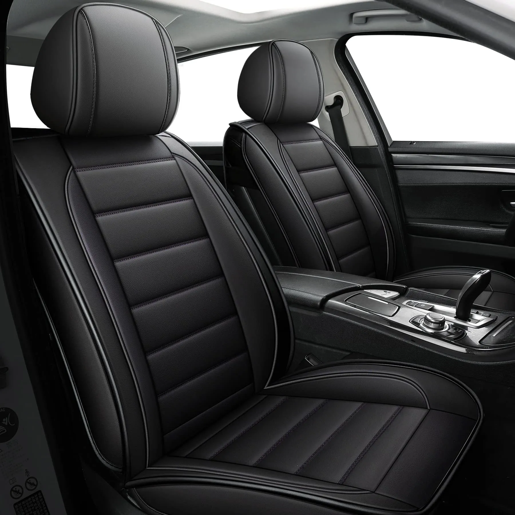Premium Full Row Custom Leather Interior Seat Covers - view 2