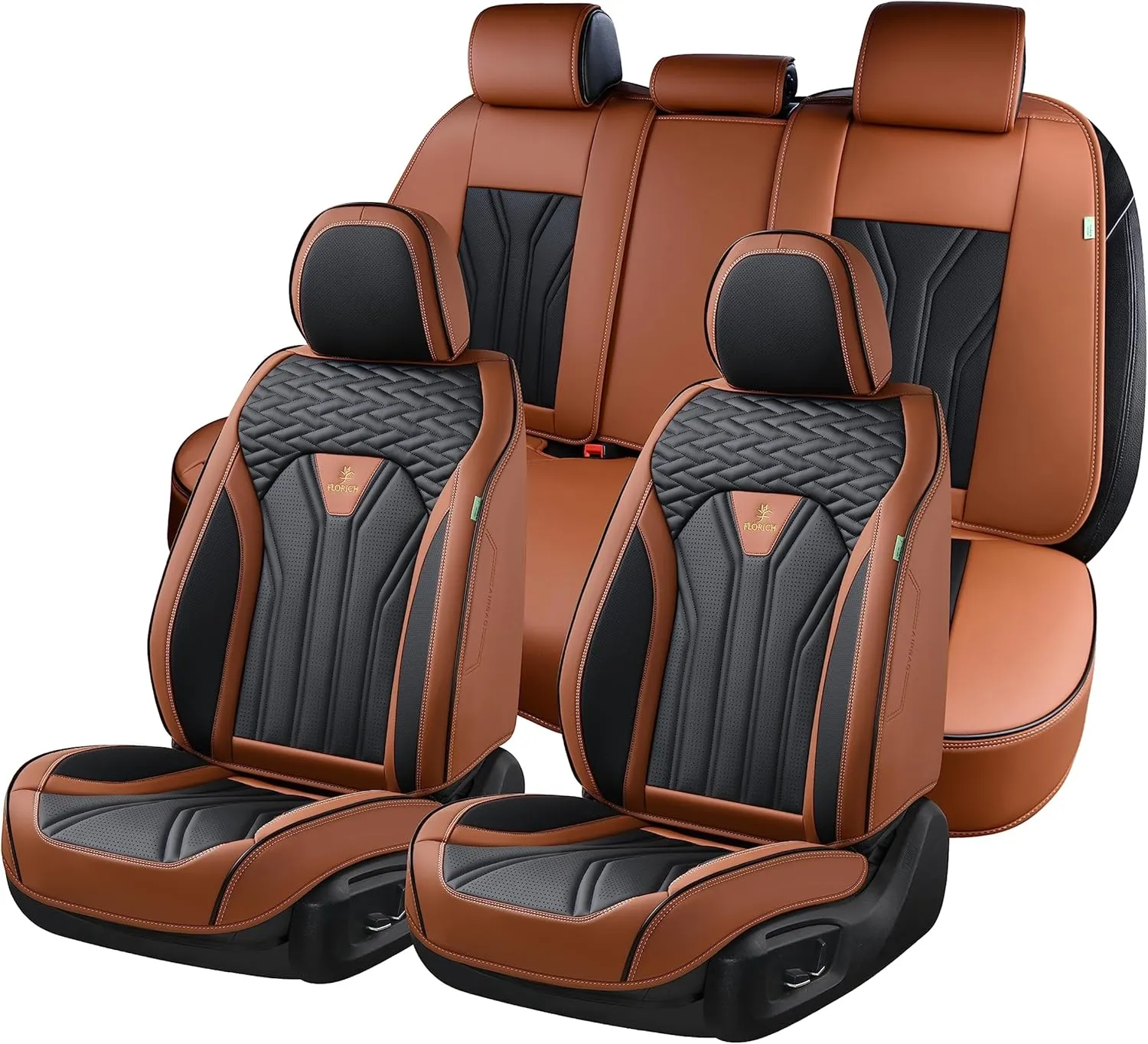 Premium Full Row Custom Leather Interior Seat Covers - view 3