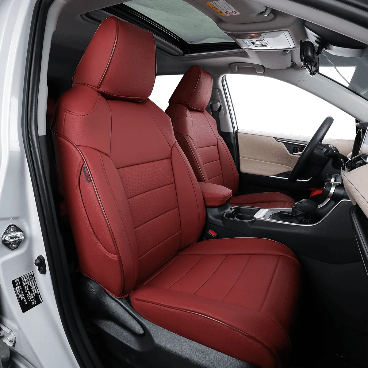 Premium Full Row Custom Leather Interior Seat Covers - view 4