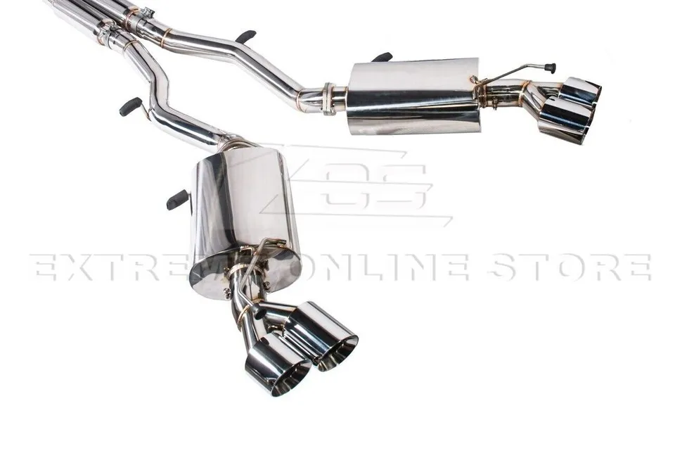 Premium T304 Stainless Steel Cat-Back Exhaust - Exhaust & Fuel Systems for Muscle Cars V8