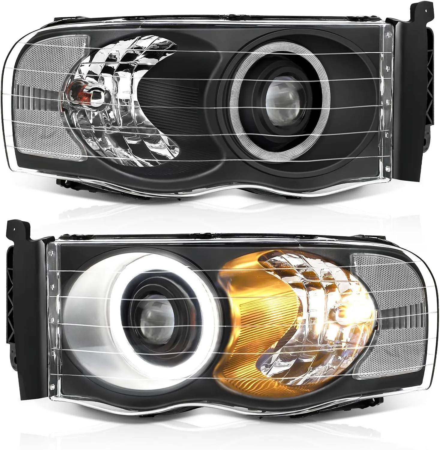 Projector Headlight Housing Assembly (Left) - view 2