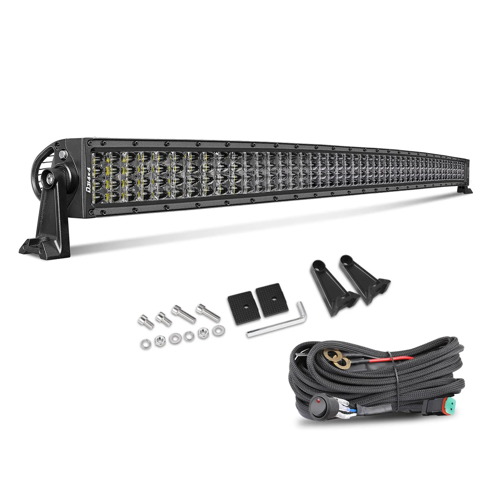 Quad-Row Bumper Mount LED Light Bar Kit - view 4