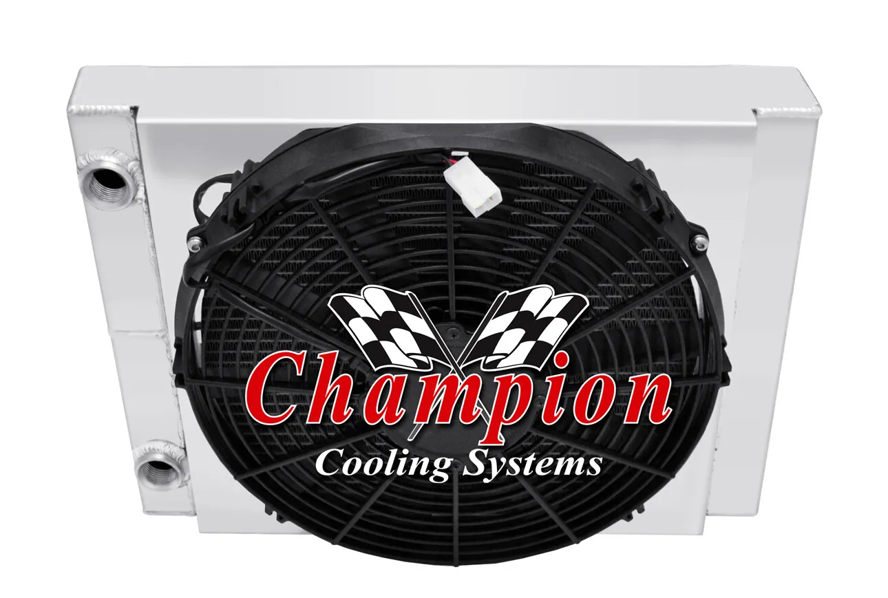 Racing Radiator Mounted Dual Fan Shroud Module - Cooling & HVAC for High-HP Track Cars