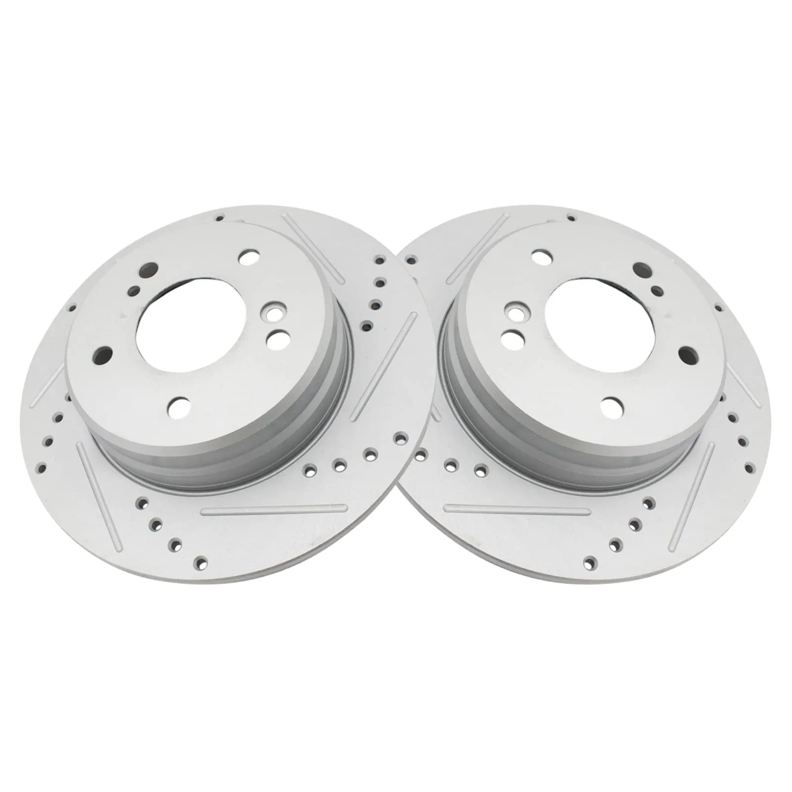 Rear Performance Slotted Brake Rotors (Pair) - Brakes for Muscle Cars