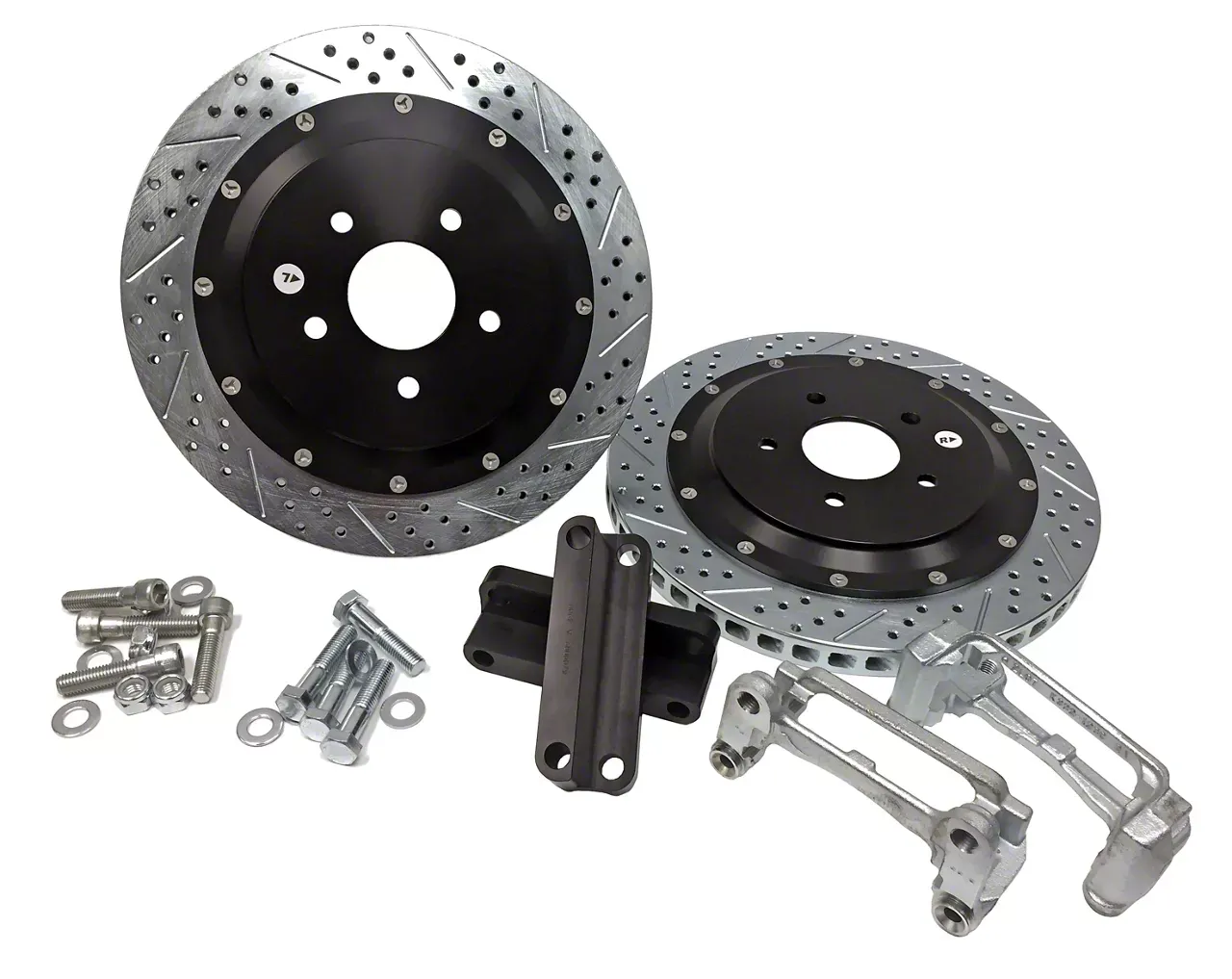 Rear Performance Slotted Brake Rotors (Pair) - view 5