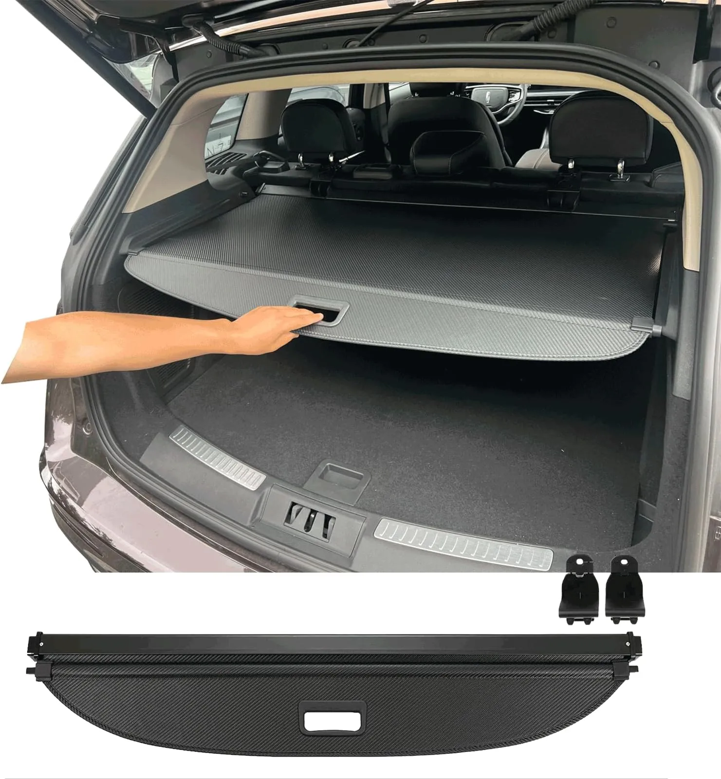 Retractable Rear Cargo Trunk Security Cover - Interior Electronics for Crossover SUVs
