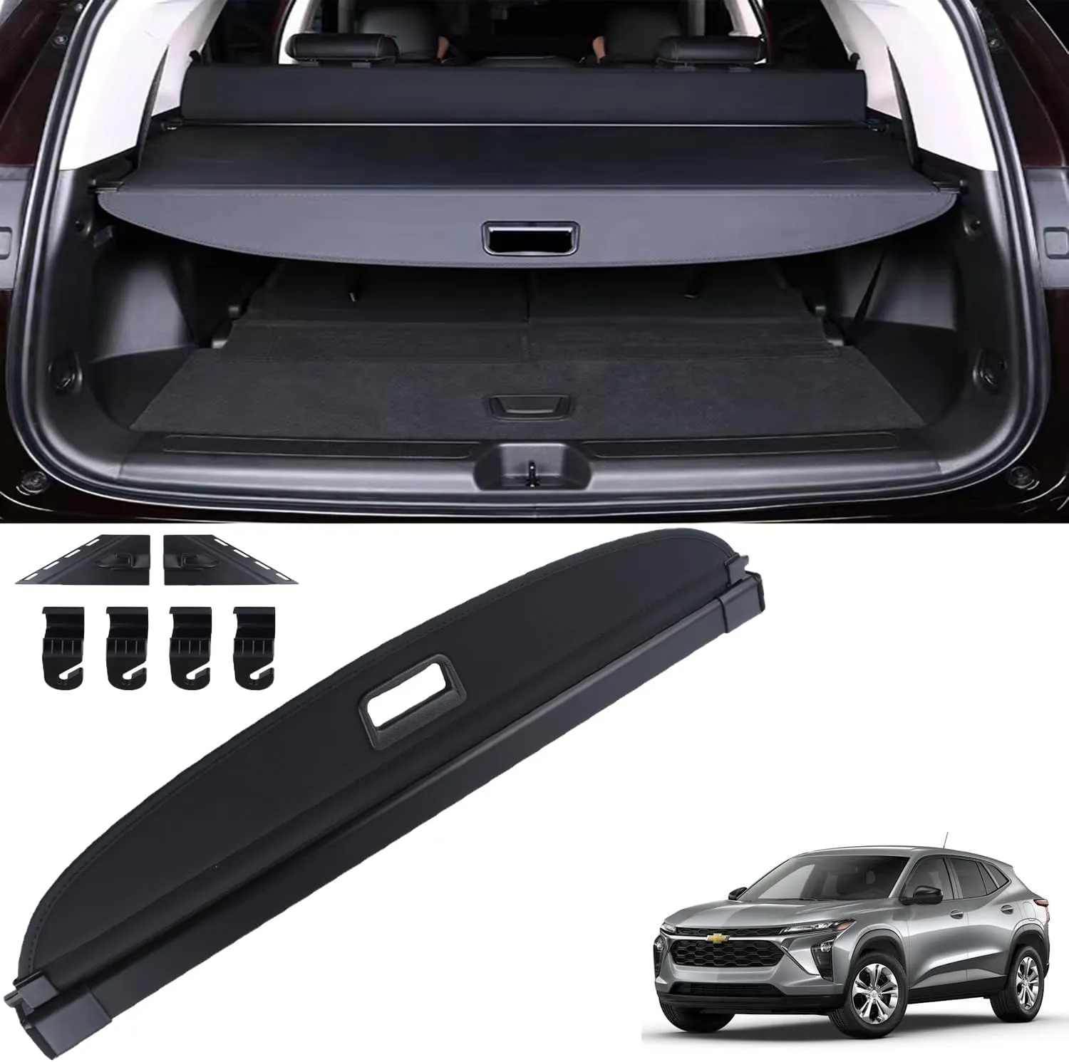 Retractable Rear Cargo Trunk Security Cover - view 2