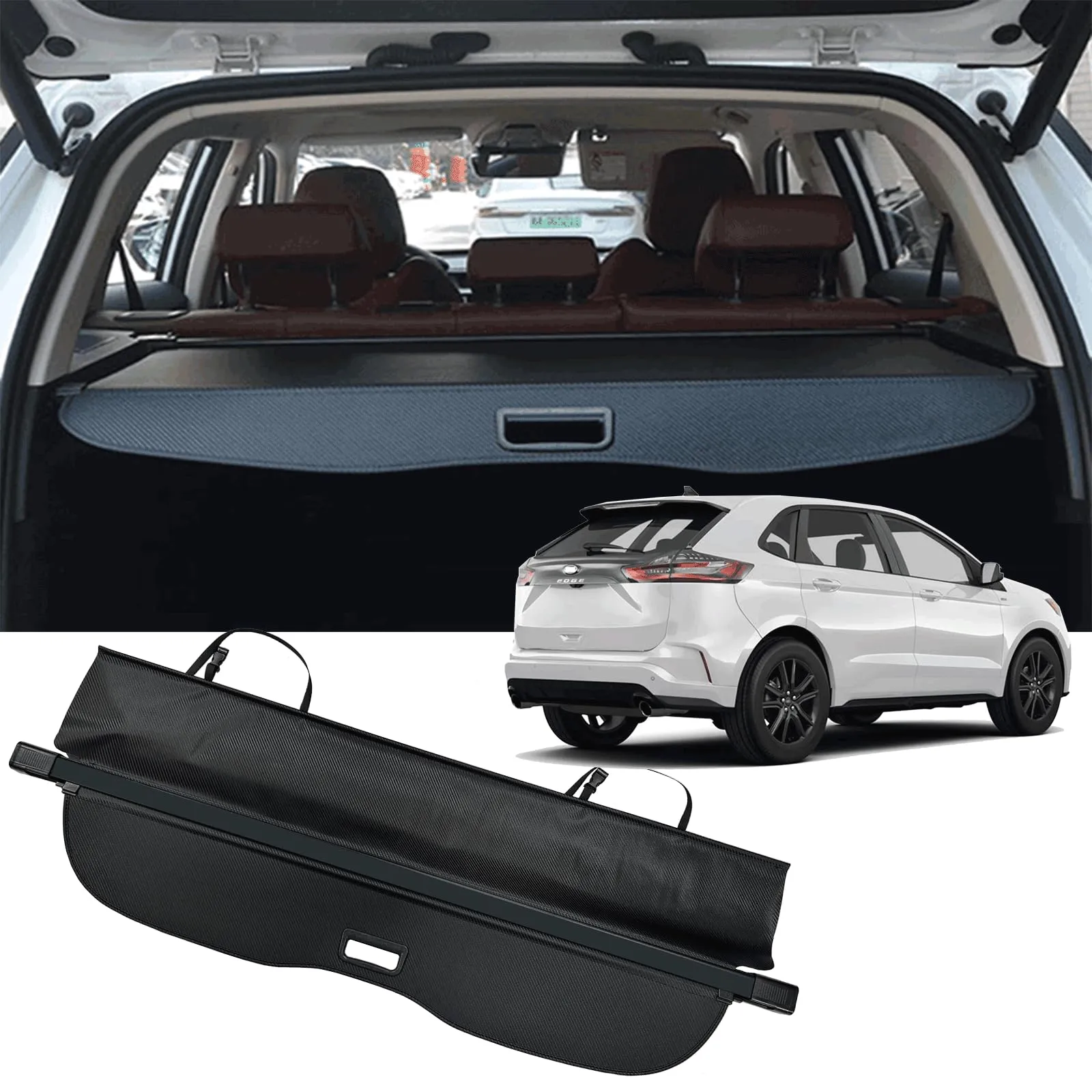 Retractable Rear Cargo Trunk Security Cover - view 3