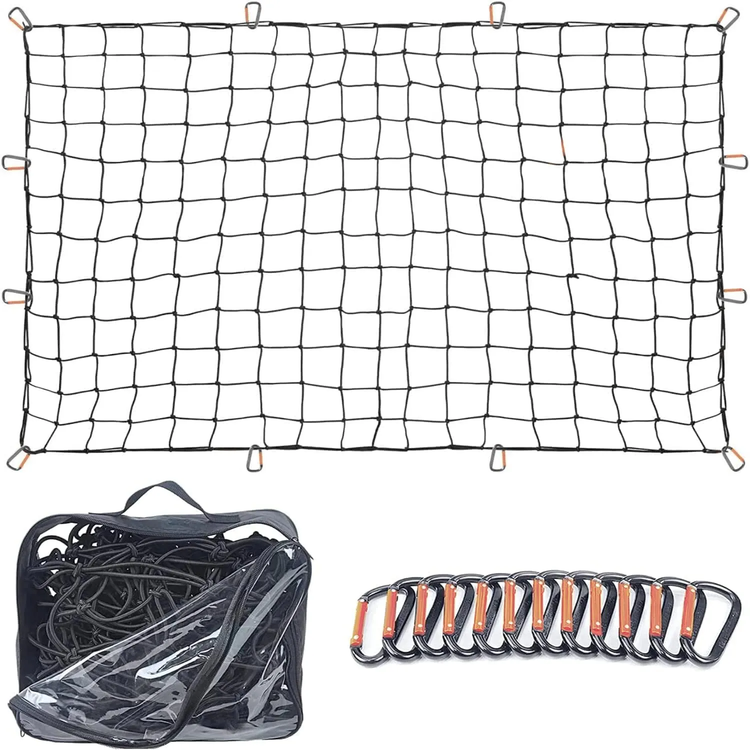 Roof Rack Cargo Storage Net & Tie-Down Kit - view 2