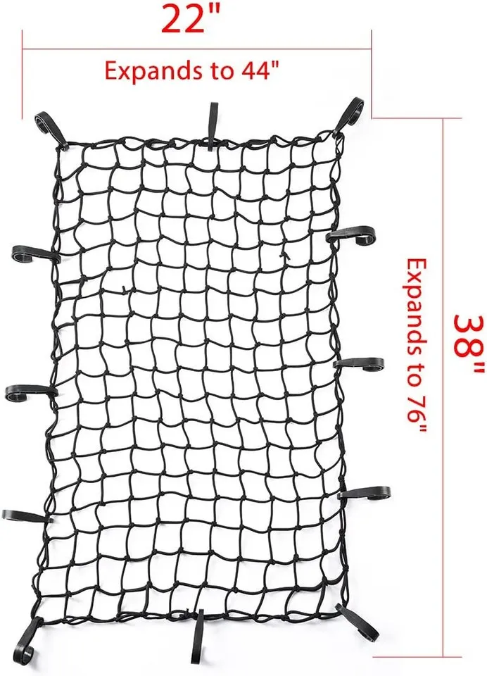 Roof Rack Cargo Storage Net & Tie-Down Kit - view 5
