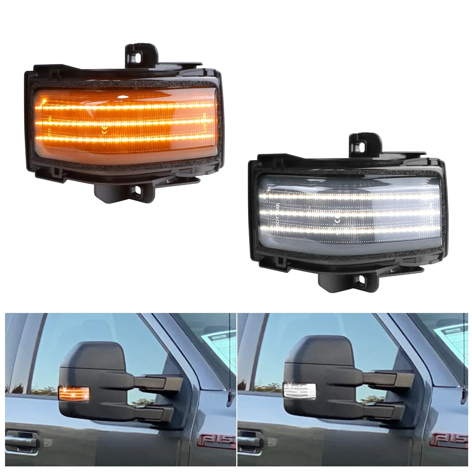 Sequential Turn Signal Side Mirror Lights (Pair) - view 3