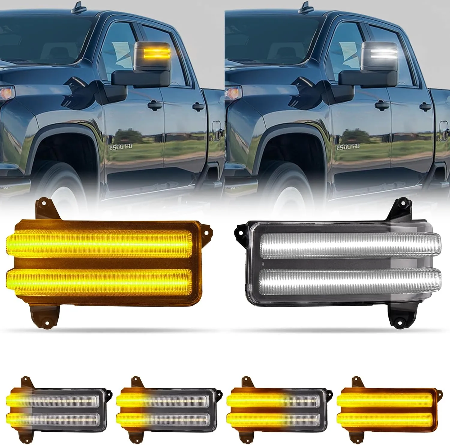 Sequential Turn Signal Side Mirror Lights (Pair) - view 4
