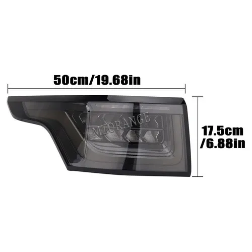 Smoked Lens Rear LED Tail Light Assembly (Left) - view 4