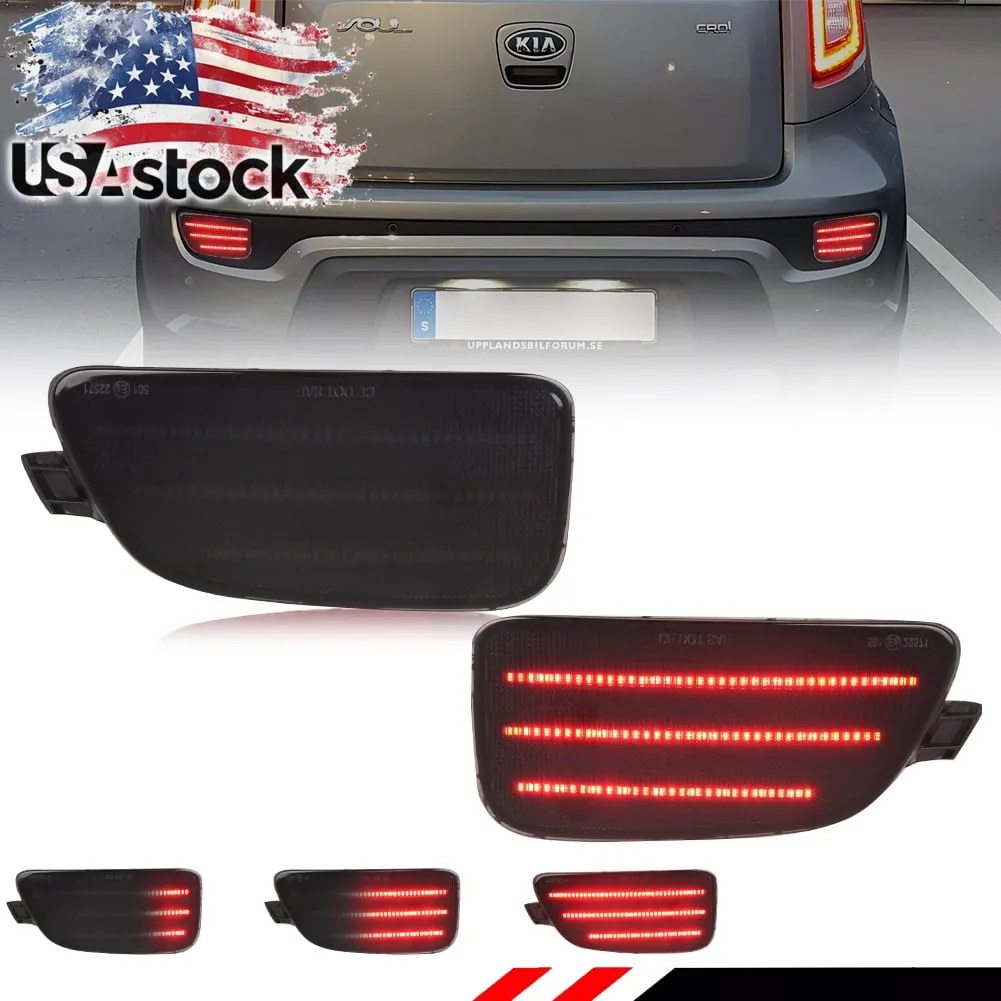 Smoked Lens Rear LED Tail Light Assembly (Right) - Lighting for Muscle Cars