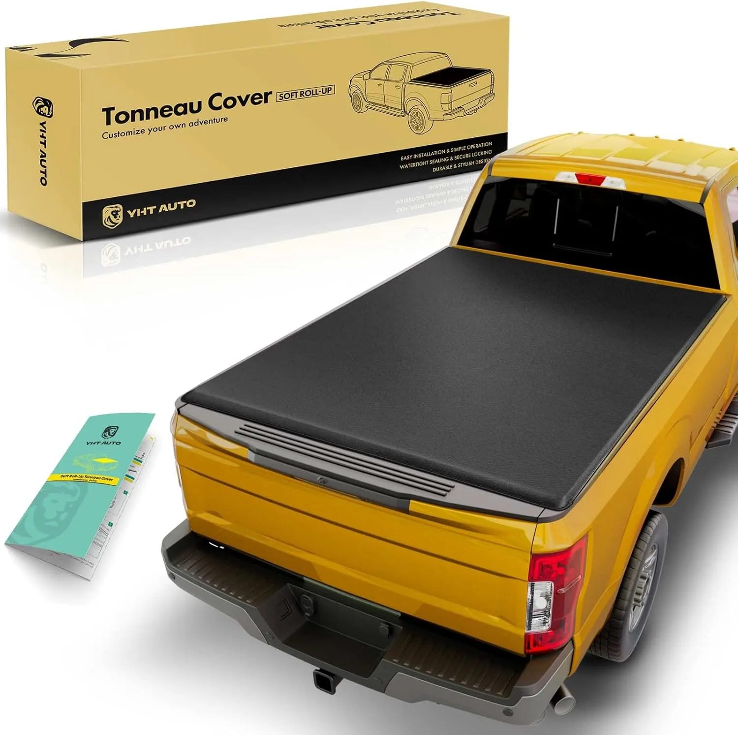 Soft Roll-Up Weatherproof Tonneau Bed Cover - view 2