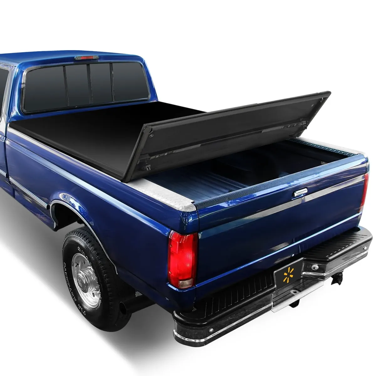 Soft Tri-Fold Secure Truck Bed Cover - Exterior & Body for Long Bed Trucks