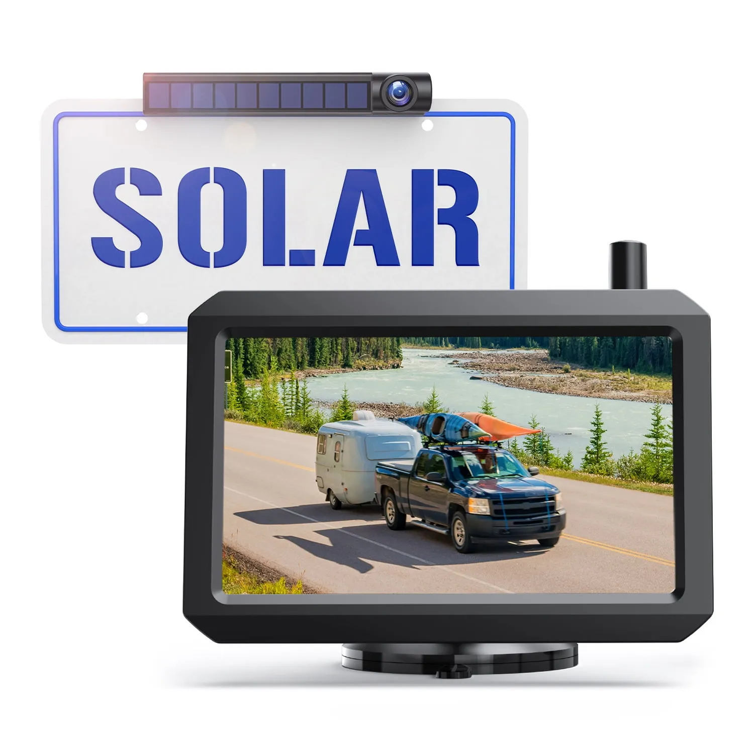Solar-Powered Wireless Backup Camera Kit - Electronics for RVs & Trailers