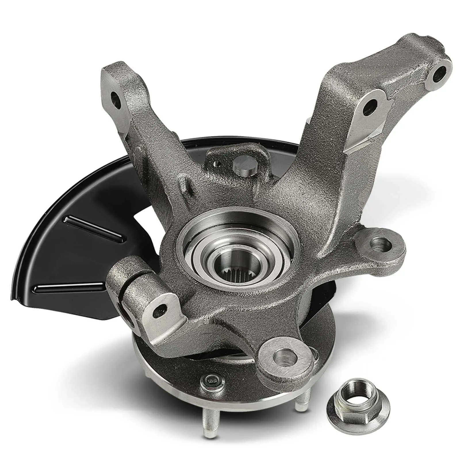 Steering Knuckle Assembly (Front Left) - view 2