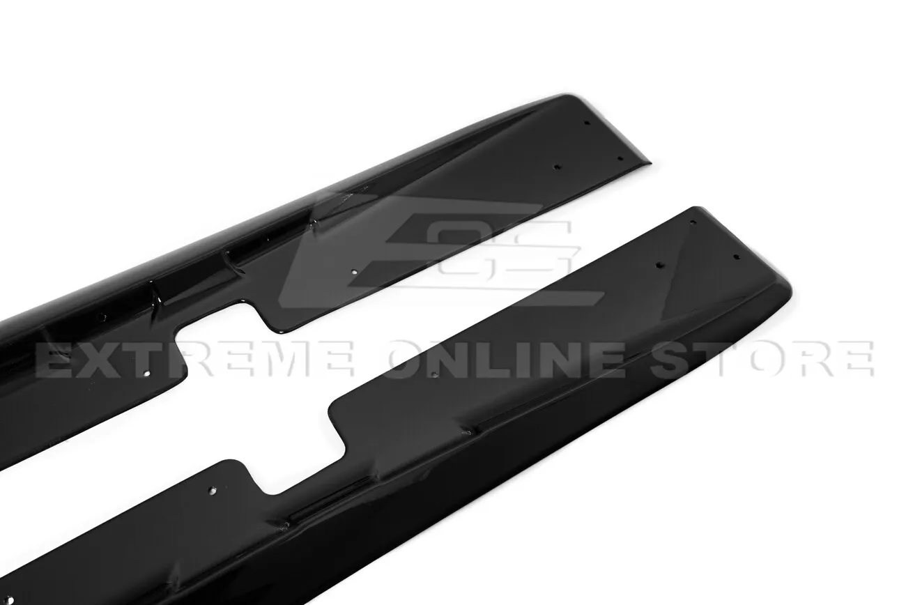 Textured Black Side Skirt Rocker Panels (Pair) - Exterior & Body for JDM Sports Cars