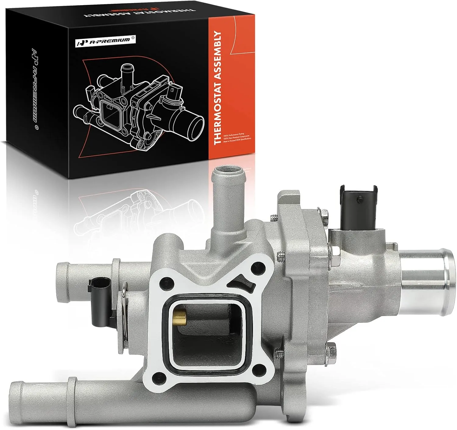 Thermostat Housing Assembly with Thermostat/Sensor - Cooling & HVAC for Euro Sedans