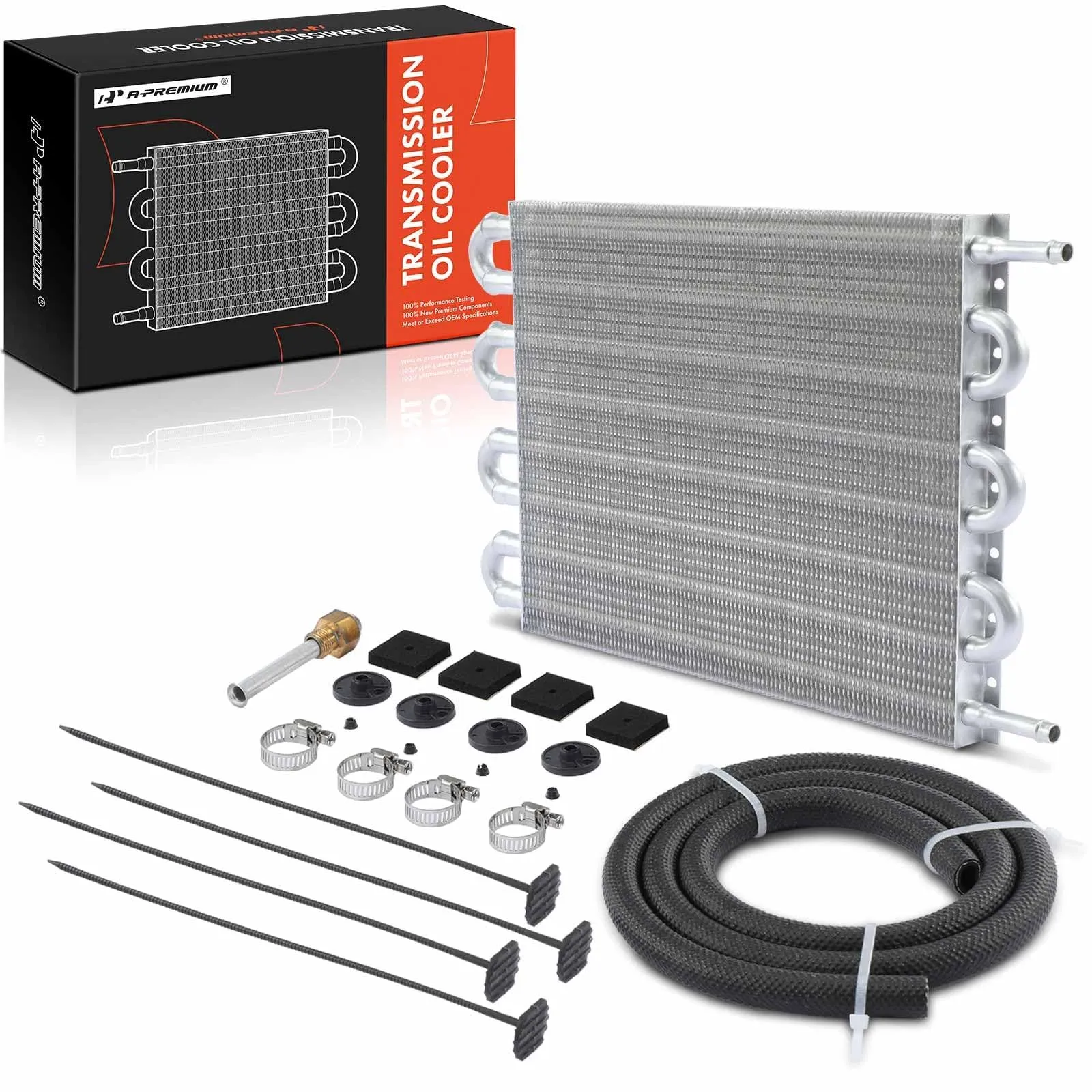 Transmission Oil Cooler Kit with Electric Fan - Cooling & HVAC for Heavy Towing