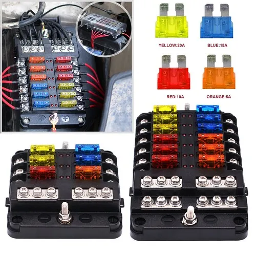Under-Dash Smart Fuse Power Distribution Center - Electrical for 4x4 Accessories