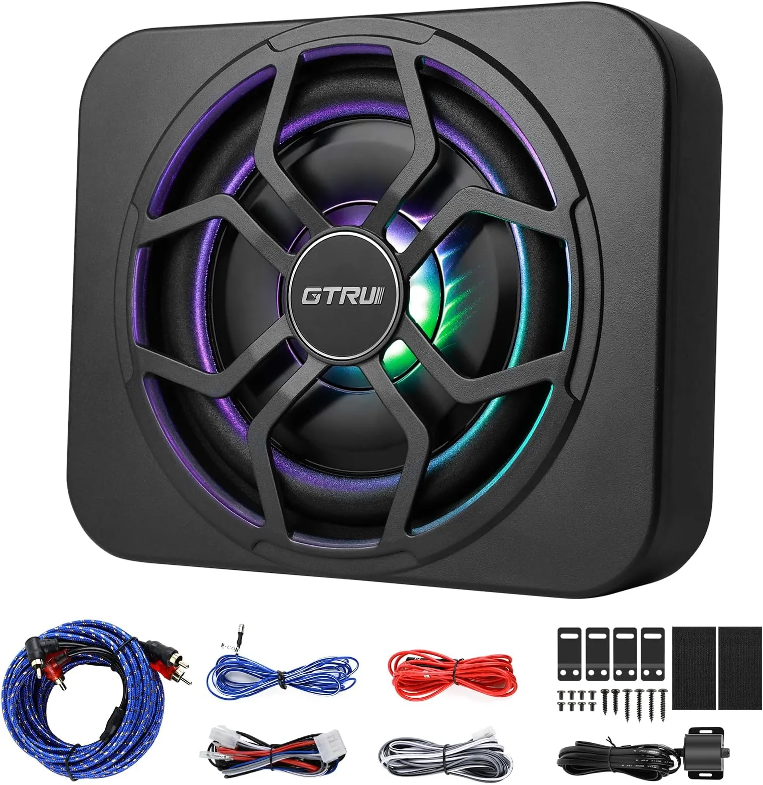 Under-Seat Compact Powered Audio Subwoofer - Electronics for Compact Cars